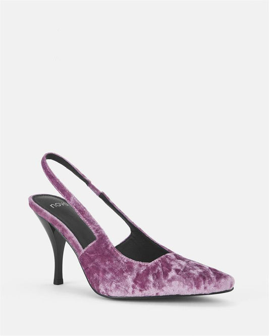 ZUZIE  PURPLE VELVET Women's High Fashion Novo Heels