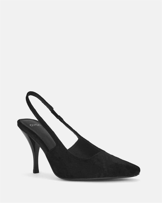ZUZIE  BLACK VELVET Women's High Fashion Novo Heels