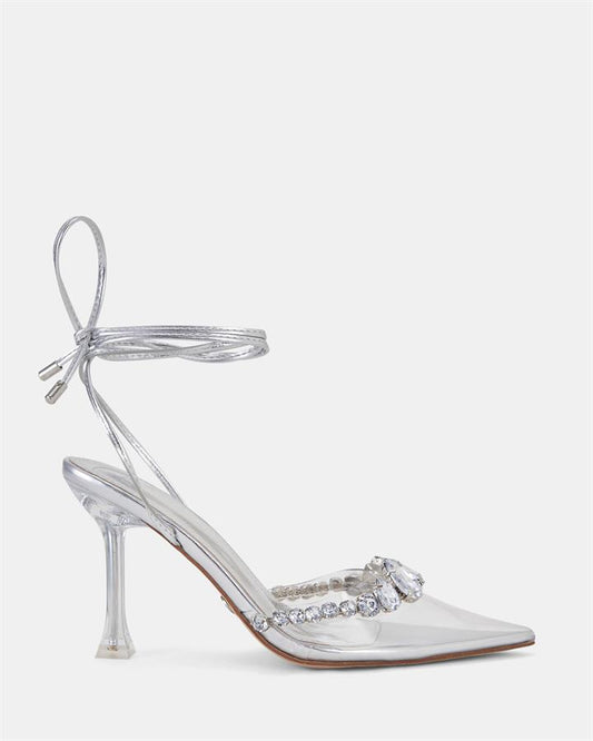 Image of Sandals. Product name - Zwilight Women's Fast Fashion SILVER Novo Sandals in Silver colour by brand - NOVO