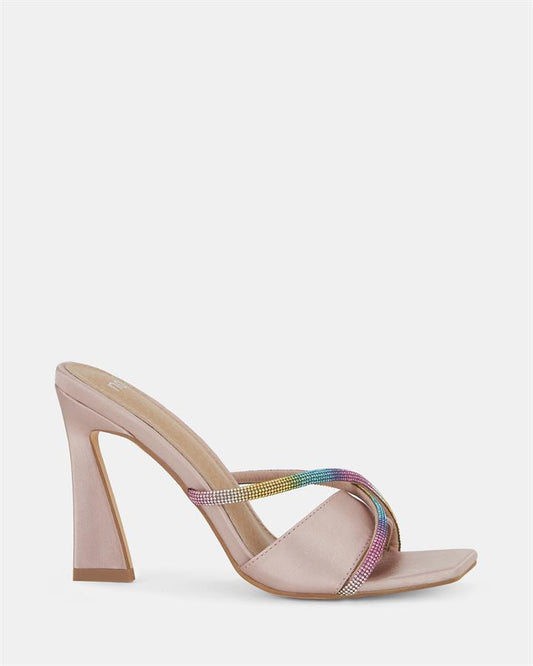 Image of Sandals. Product name - Yoko Women's Fast Fashion Nude Novo Sandals in Nude colour by brand - NOVO