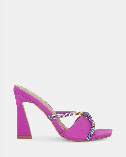 Image of Sandals. Product name - Yoko Women's Fast Fashion Magenta Novo Sandals in Magenta colour by brand - NOVO