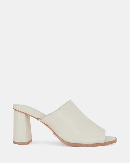 Image of Sandals. Product name - Freyah Women's Peep Toe CREAM Novo Sandals in Cream colour by brand - NOVO