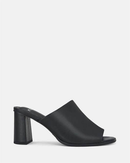 Image of Sandals. Product name - Freyah Women's Peep Toe BLACK Novo Sandals in Black colour by brand - NOVO