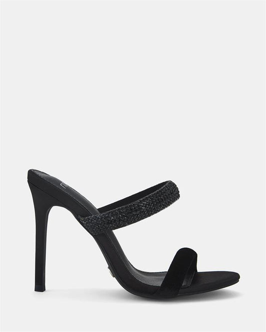Image of Sandals. Product name - Zalissa Women's Fast Fashion BLACK Novo Sandals in Black colour by brand - NOVO