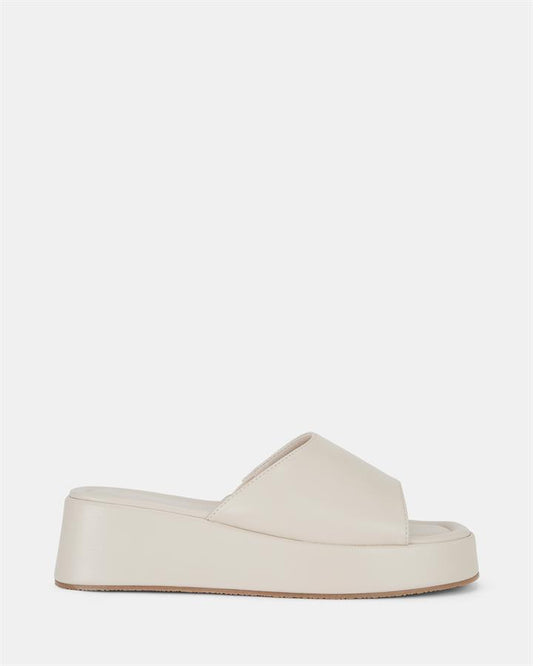 Image of Boots. Product name - Baker Women's Wedge CREAM Novo Wedges in Cream colour by brand - NOVO
