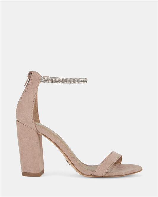 Image of Heels. Product name - Pollie Women's Evening Shoes Nude Novo Evening in Nude colour by brand - NOVO