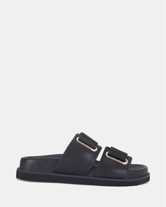 Image of Sandals. Product name - Sadey Women's Thongs BLACK Novo Thongs in Black colour by brand - NOVO