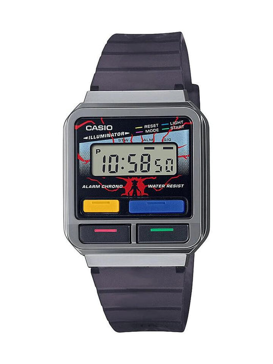 Image of Watches. Productname: Casio Stranger Things Digital Watch A120WEST-1A in Watch colour by brand - Casio