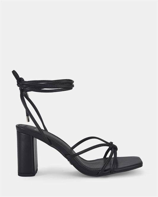 Image of Sandals. Product name - Zinzy Women's Fast Fashion BLACK Novo Sandals in Black colour by brand - NOVO