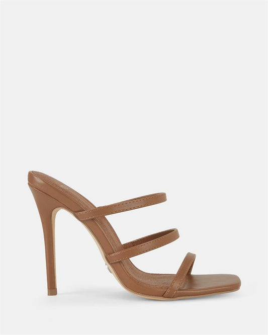Image of Sandals. Product name - Zatty Women's Fast Fashion CARAMEL Novo Sandals in Caramel colour by brand - NOVO