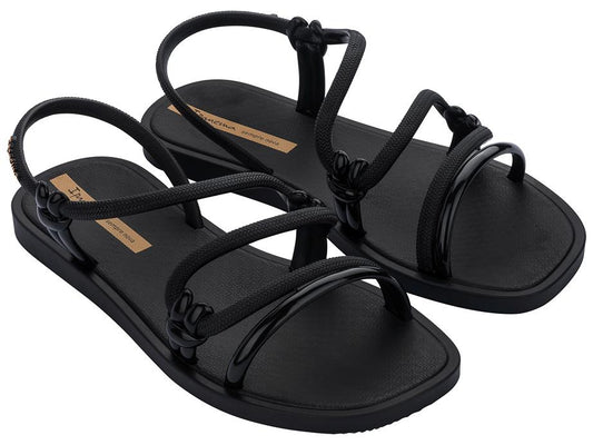 Image of Sandals. Product name - Solar Sandal Women's Ipanema BLACK GRENDENE in Black colour by brand - IPANEMA
