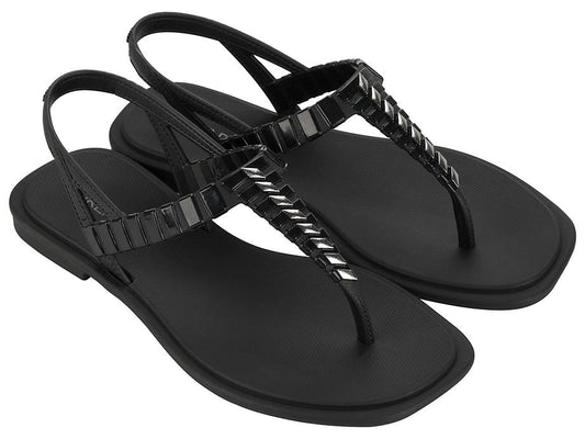 Image of Sandals. Product name - Traditional Sandal Women's Ipanema BLACK GRENDENE in Black colour by brand - IPANEMA