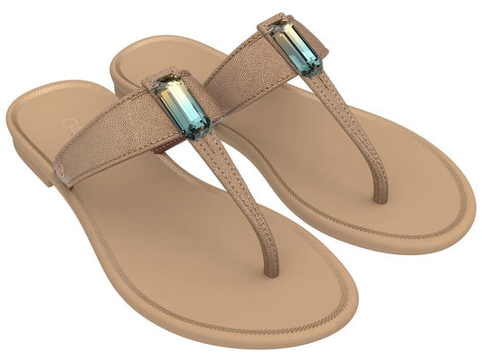 Image of Sandals. Product name - Reluz Women's Ipanema GOLD GRENDENE in Gold colour by brand - IPANEMA