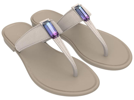 Image of Sandals. Product name - Reluz Women's Ipanema OFF WHITE GRENDENE in Off White colour by brand - IPANEMA