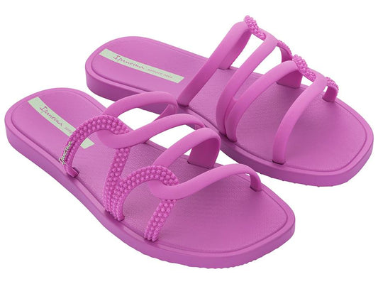 Image of Sandals. Product name - Solar Slide Women's Ipanema LILAC/LILAC GRENDENE in Lilac/Lilac colour by brand - IPANEMA