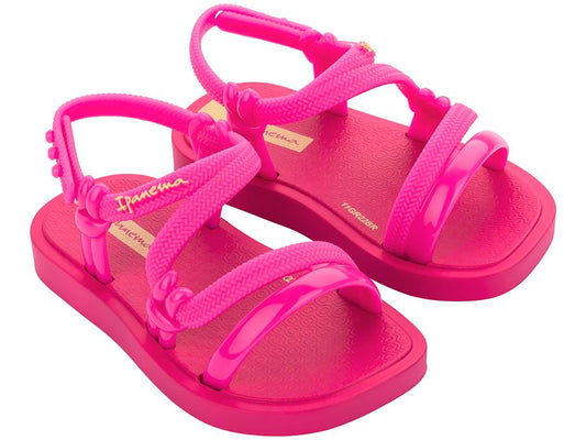 Image of Sandals. Product name - Solar Baby Women's Ipanema PK/PK/YELLOW GRENDENE in Pk/Pk/Yellow colour by brand - IPANEMA