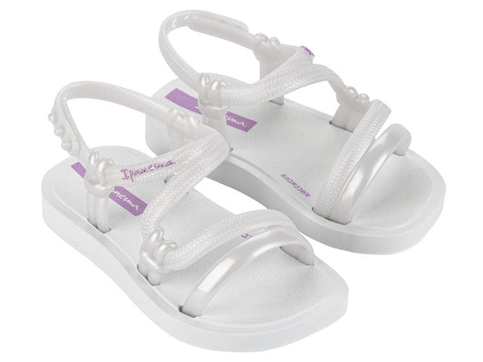 Image of Sandals. Product name - Solar Baby Women's Ipanema PEARLY WHITE GRENDENE in Pearly White colour by brand - IPANEMA