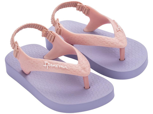 Image of Sandals. Product name - Classic Baby Women's Ipanema VIOLET/PINK GRENDENE in Violet/Pink colour by brand - IPANEMA