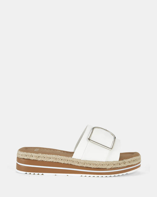 Image of Boots. Product name - Brave Women's Wedge WHITE Novo Wedges in White colour by brand - NOVO