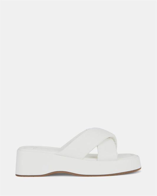 Image of Boots. Product name - Brianna Women's Wedge WHITE Novo Wedges in White colour by brand - NOVO