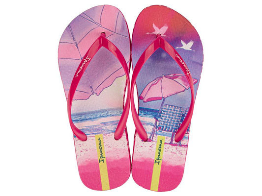 Image of Sandals. Product name - Unique Women's Ipanema PINK MULTI GRENDENE in Pink Multi colour by brand - IPANEMA