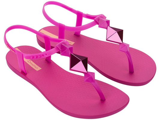Image of Sandals. Product name - Class Fancy Women's Ipanema PINK GRENDENE in Pink colour by brand - IPANEMA