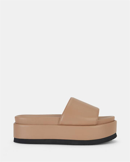 Image of Sandals. Product name - Serafinna Women's Thongs CAMEL Novo Thongs in Camel colour by brand - NOVO