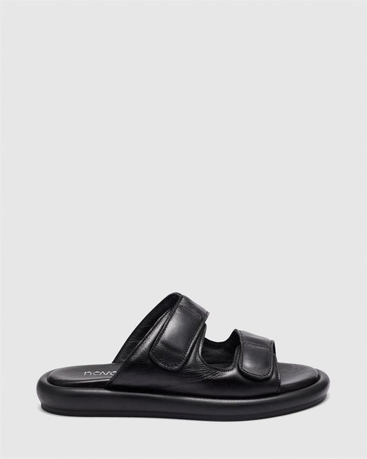 Image of Sandals. Product name - Viktor Women's Thongs BLACK Novo Thongs in Black colour by brand - NOVO