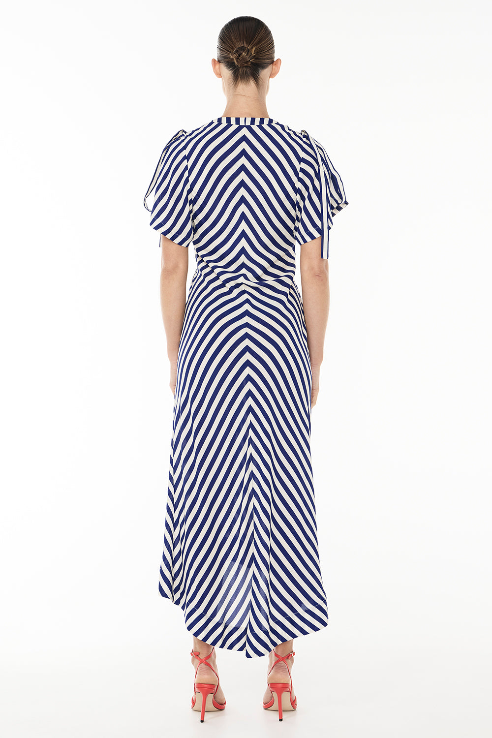 Riviera Stripe Dress (Blue/White)