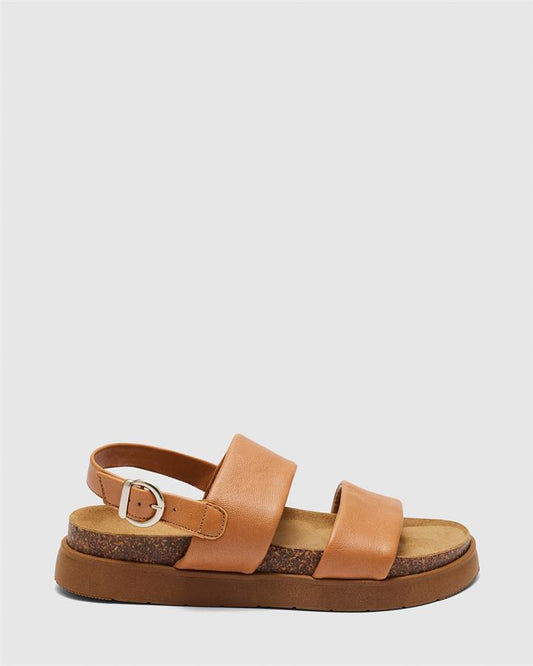 Image of Boots. Product name - Valoris Women's Wedge CAMEL Novo Wedges in Camel colour by brand - NOVO