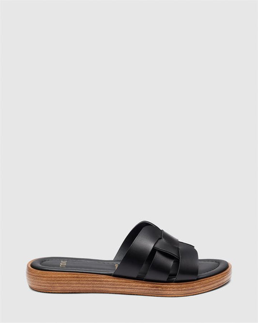 Image of Sandals. Product name - Viasco Women's Thongs BLACK Novo Thongs in Black colour by brand - NOVO