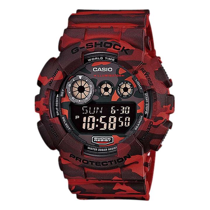 Image of Watches. Productname: Casio G Shock Grey and Purple Watch GM110CL-6A in Watch colour by brand - Casio