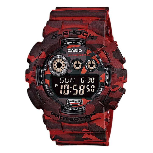 Image of Watches. Productname: Casio G Shock Grey and Purple Watch GM110CL-6A in Watch colour by brand - Casio