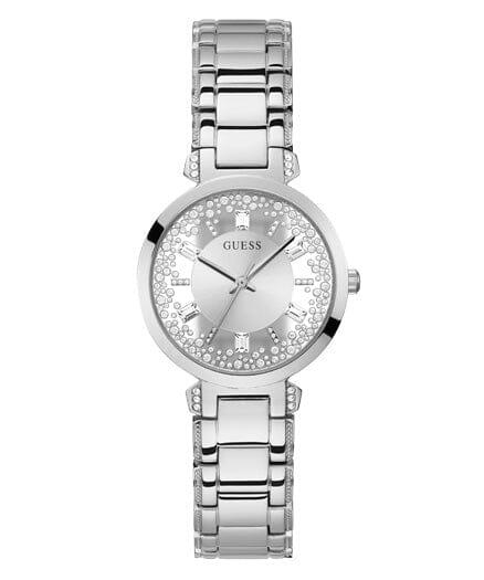 Image of Watches. Productname: Guess Glitz Silver Women's Watch GW0470L1 in Watch colour by brand - Guess