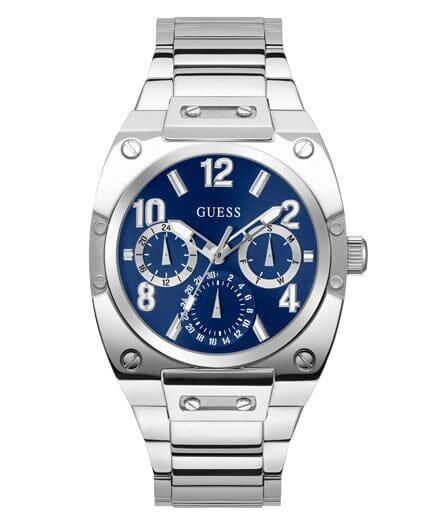 Image of Watches. Productname: Guess Prodigy Blue and Silver Men's Watch GW0624G1 in Watch colour by brand - Guess