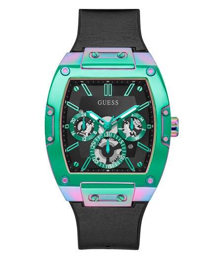 Image of Watches. Productname: Guess Phoenix Green and Black Watch GW0202G5 in Watch colour by brand - Guess