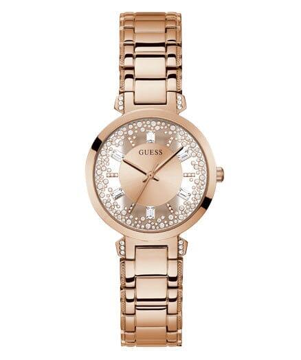 Image of Watches. Productname: Guess Glitz Rose Gold Women's Watch GW0470L3 in Watch colour by brand - Guess