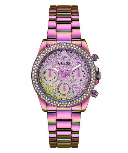 Image of Watches. Productname: Guess Iridescent Purple Women's Watch GW0483L5 in Watch colour by brand - Guess