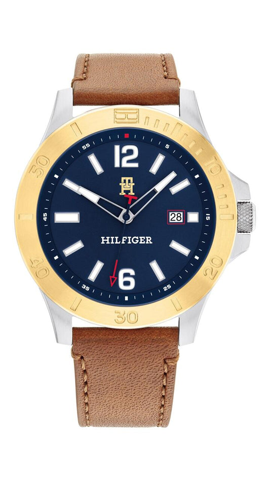 Image of Watches. Productname: Tommy Hilfiger Ryan Brown and Gold Men's Watch in Watch colour by brand - Tommy Hilfiger