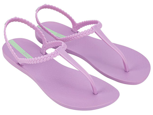 Image of Sandals. Product name - Class Basic Women's Ipanema LILAC GRENDENE in Lilac colour by brand - IPANEMA