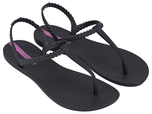 Image of Sandals. Product name - Class Basic Women's Ipanema BLACK GRENDENE in Black colour by brand - IPANEMA