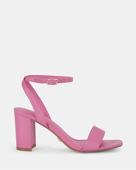 Image of Sandals. Product name - Martinez Women's Strappy High Heel CANDY Novo Sandals in Candy colour by brand - NOVO