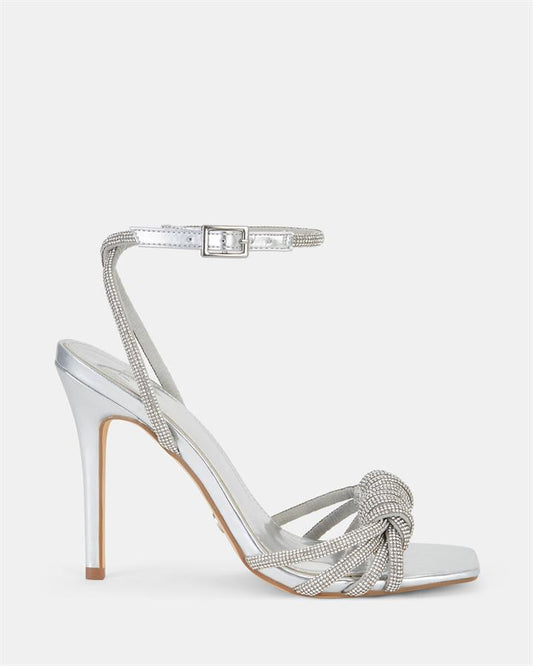 Image of Sandals. Product name - Yatee Women's Fast Fashion SILVER Novo Sandals in Silver colour by brand - NOVO