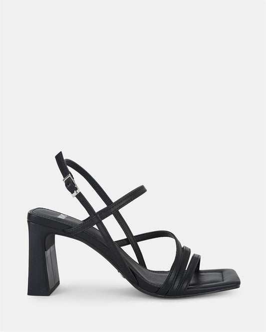 Image of Sandals. Product name - Maitai Women's Strappy High Heel BLACK Novo Sandals in Black colour by brand - NOVO