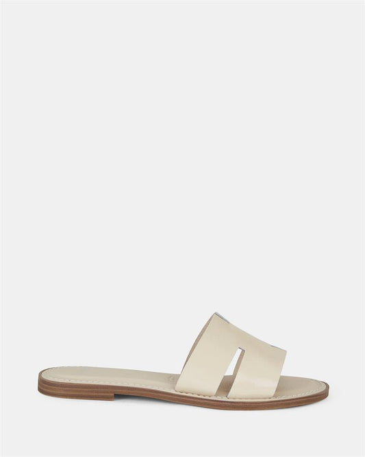Image of Sandals. Product name - Versa Women's Thongs CREAM PATENT Novo Thongs in Cream Patent colour by brand - NOVO