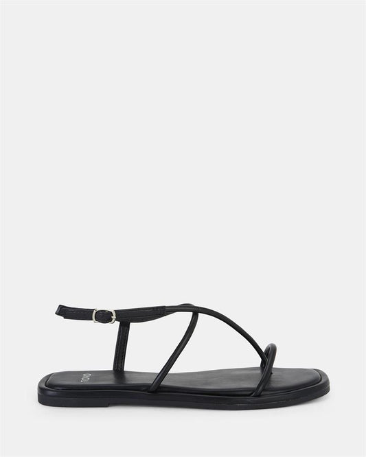Image of Sandals. Product name - Reposado Women's Thongs BLACK Novo Thongs in Black colour by brand - NOVO