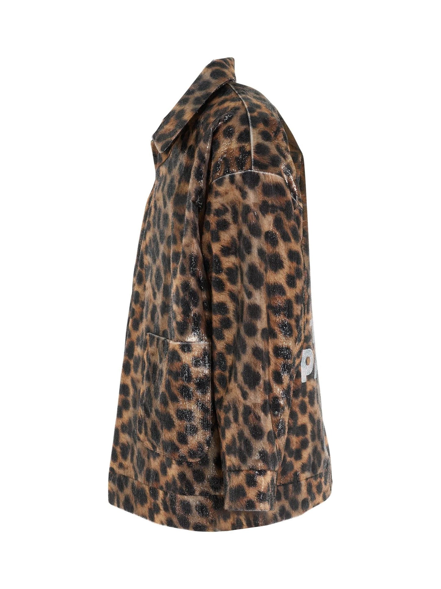 DOUBLET Summer Fur Hand-Painted Jacket (Brown)