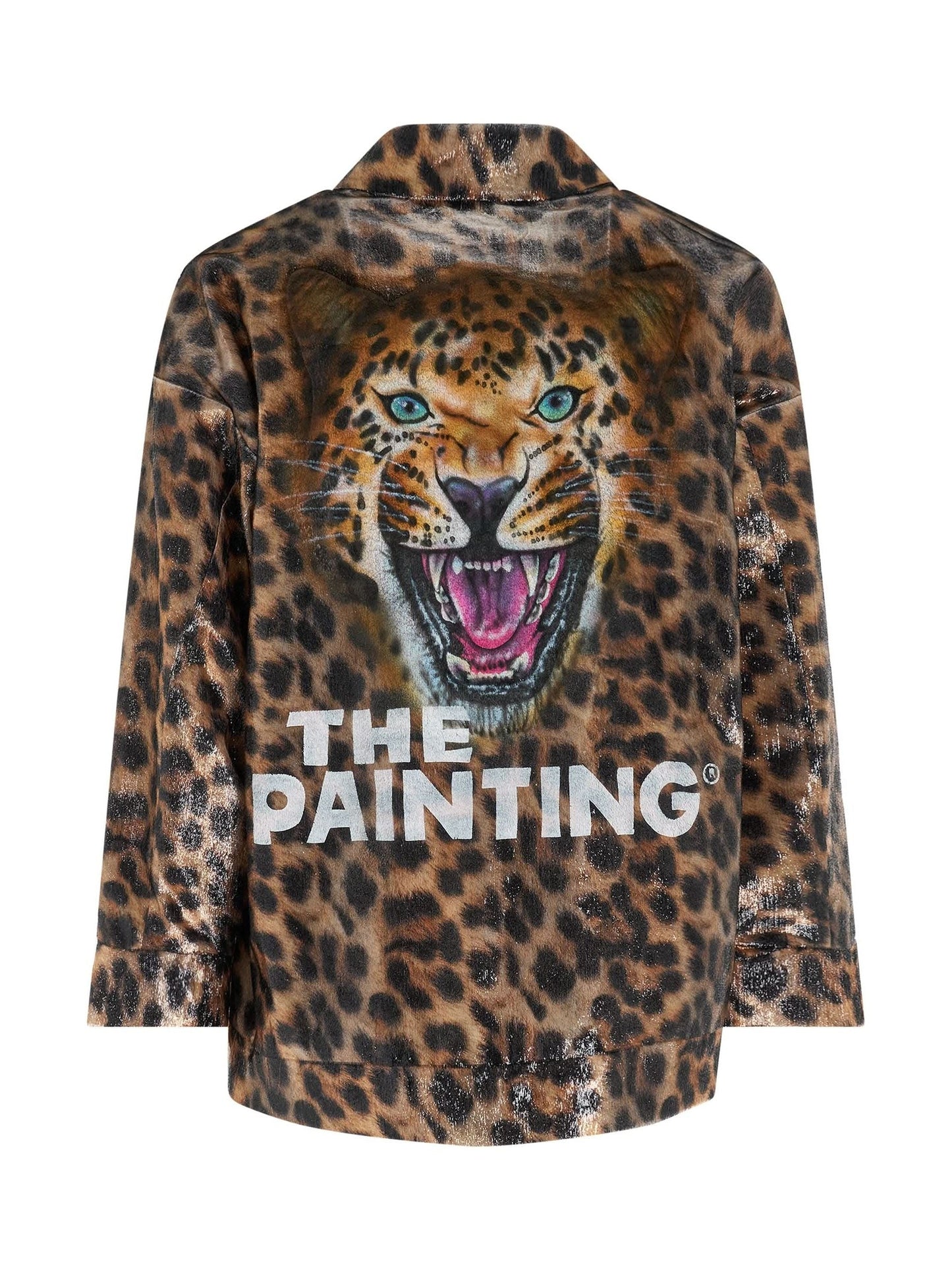 DOUBLET Summer Fur Hand-Painted Jacket (Brown)