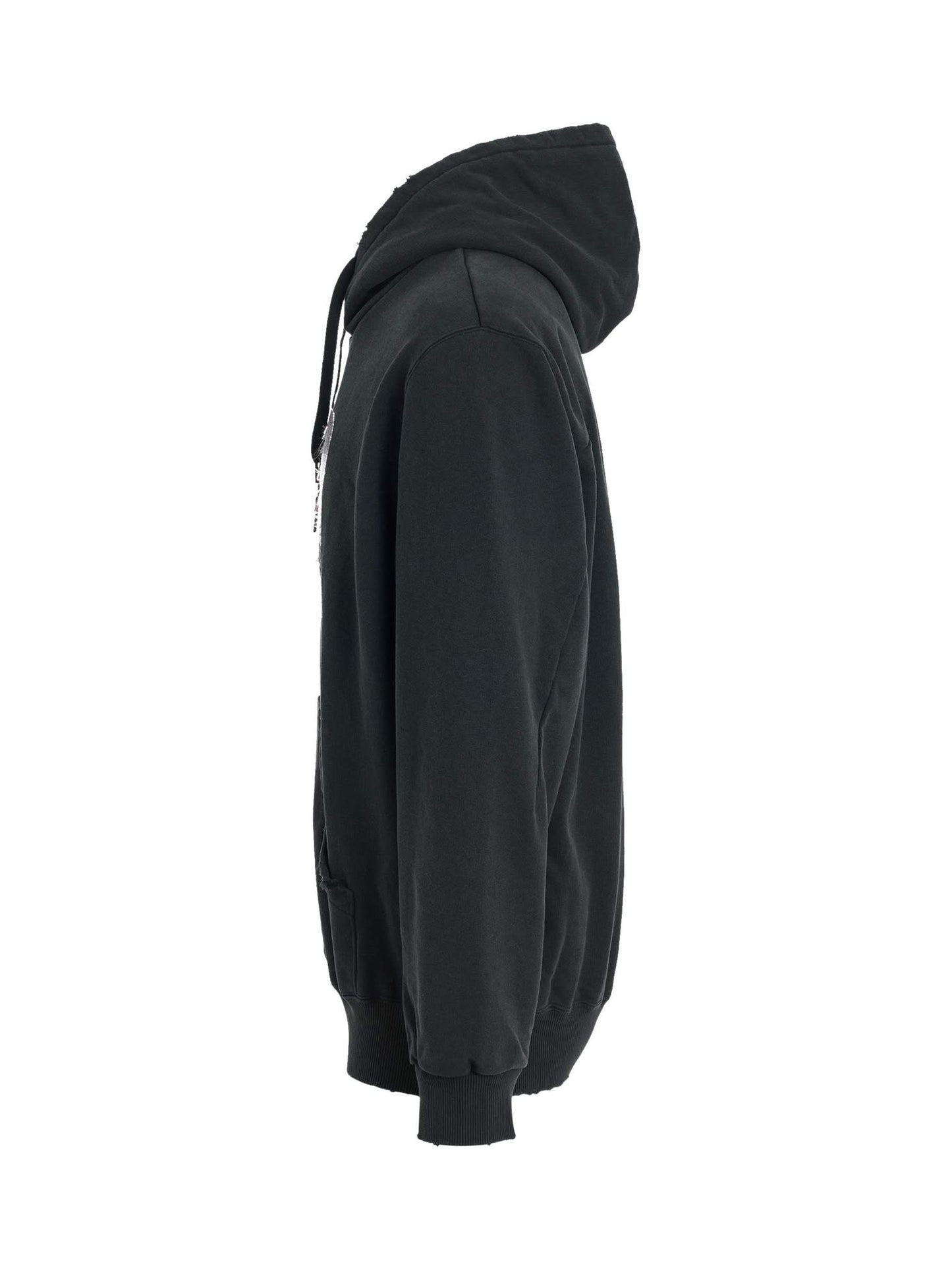DOUBLET D.B. Logo Embroidery Hoodie (Black)