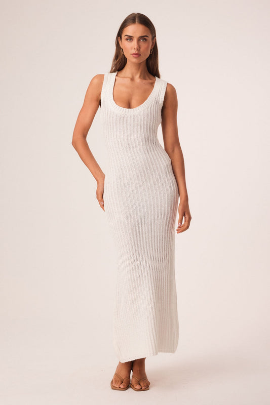 Image of Dresses. Productname: SNDYS DESIREE MAXI DRESS in White colour by brand - SNDYS